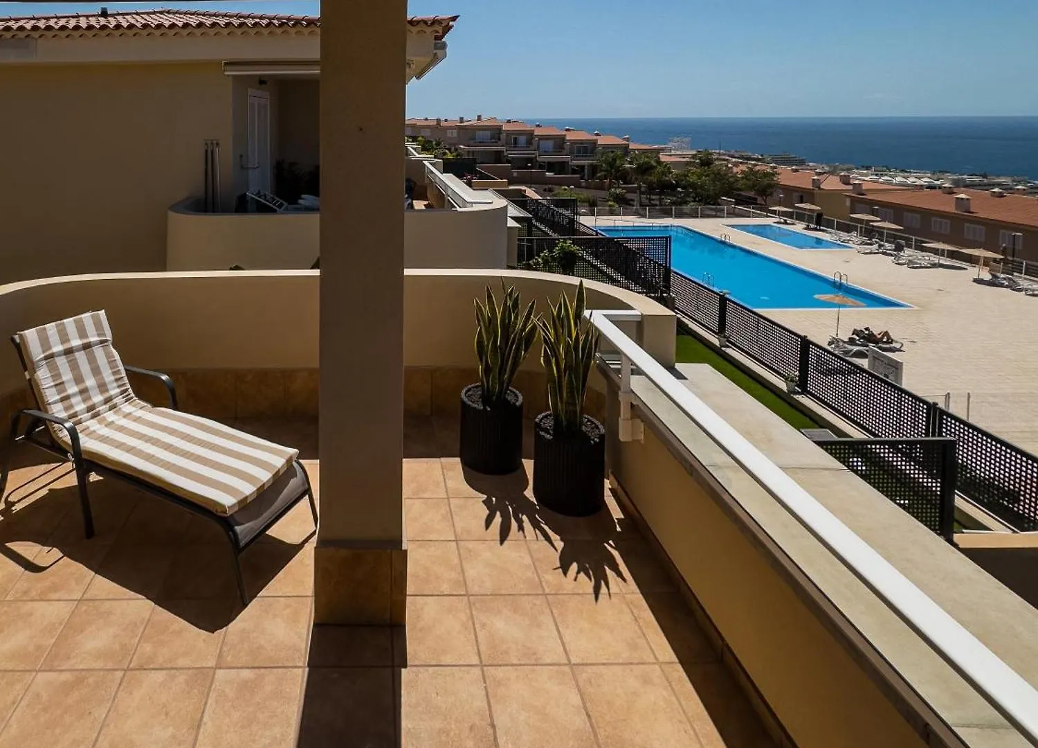 Apartamento Luna - Ac, 2 Pools, Panoramic Ocean, Private Garage, Fibre Net Puerto de Santiago
