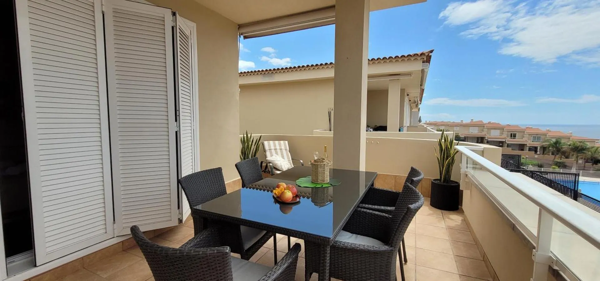 Luna - Ac, 2 Pools, Panoramic Ocean, Private Garage, Fibre Net Puerto de Santiago  Apartamento